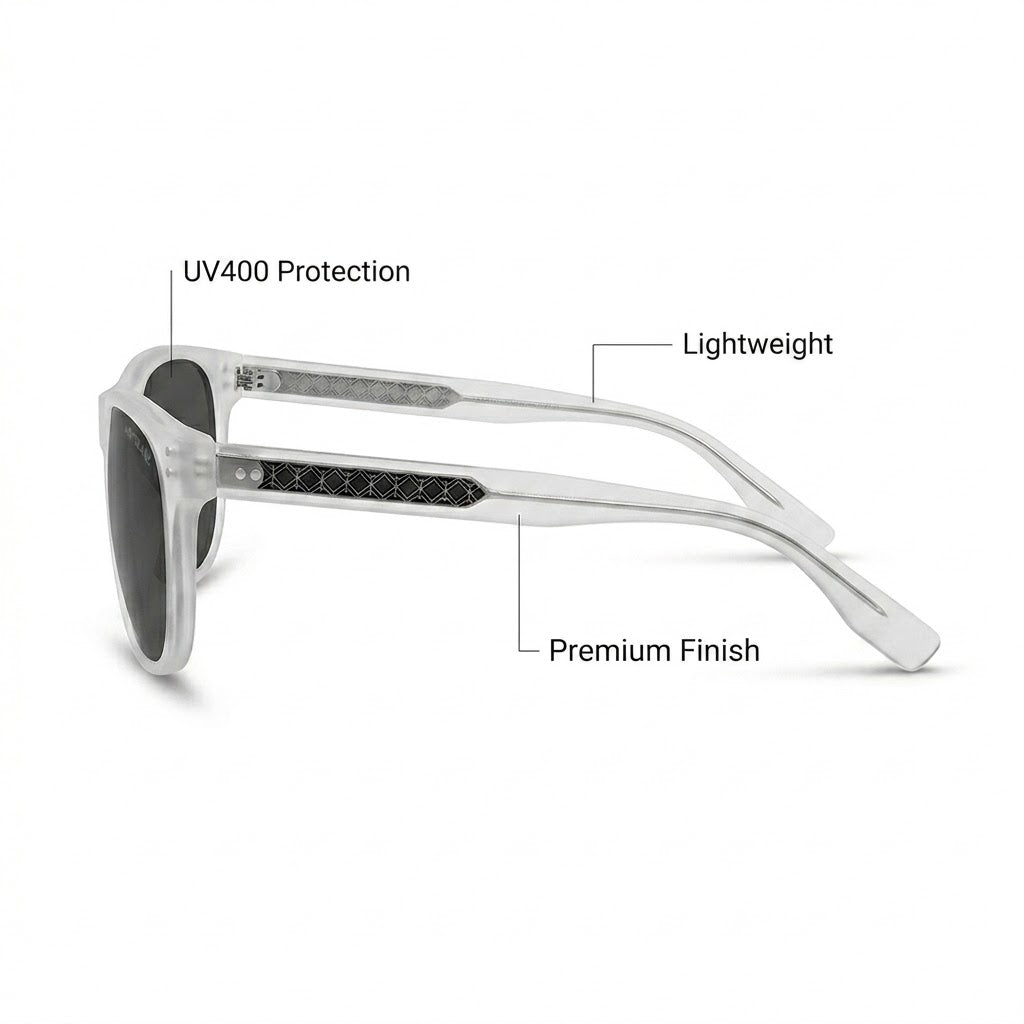 Mont Blanc 023 Ice Black Edition β Premium First Copy Sleek Luxury Sunglasses