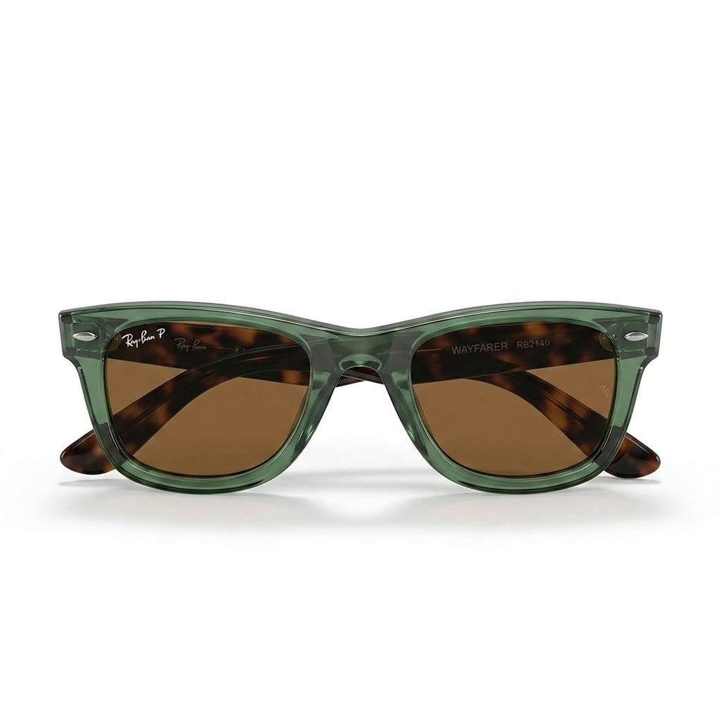 Ray-Ban-0502-olive-tiger-brown-front-view