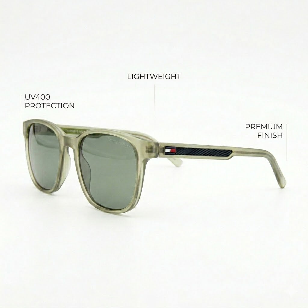 Tommy-Hilfiger-green-folded-frame-top-angle