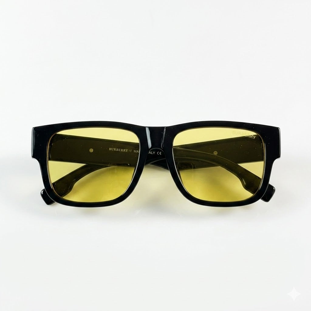 Burberry-4358-black-yellow-front-luxury-view