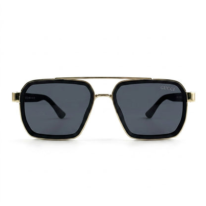 Gucci-0963-gold-black-front-luxury-view