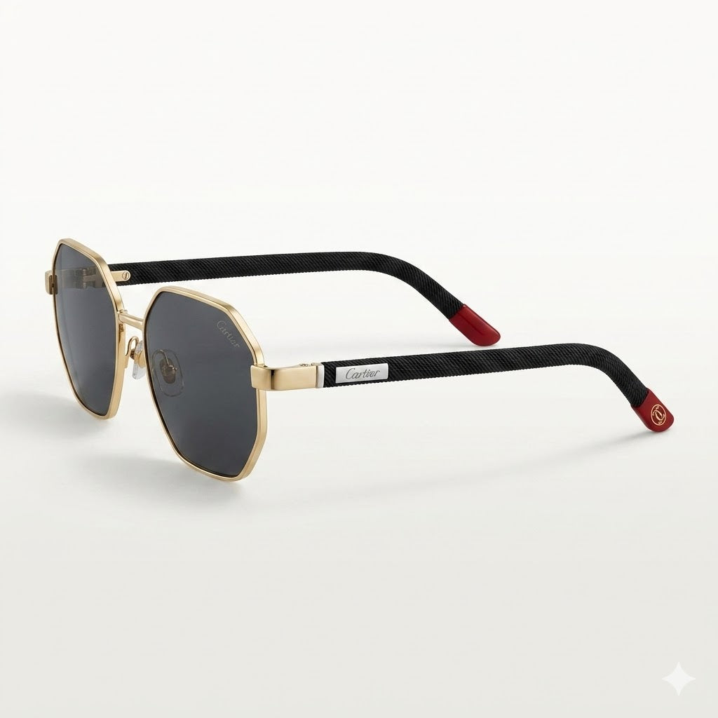 Cartier-2169-gold-bridge-black-rim-angle-shot
