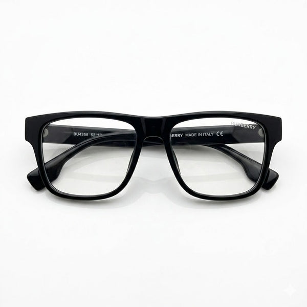 Burberry BE4358 Black Plano Sunglasses | First Copy at UniqueEyewears