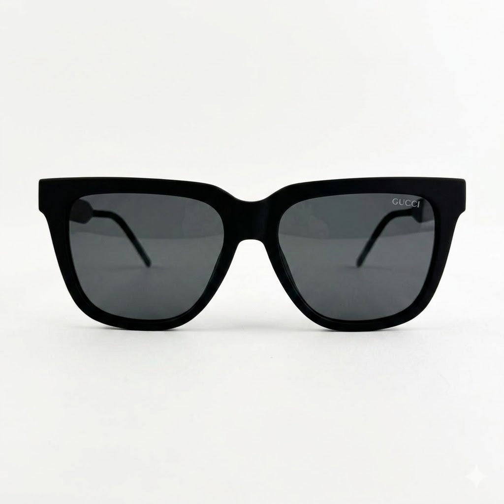 Gucci 0976 Black & Gold Luxury Edition – Premium First Copy Sunglasses