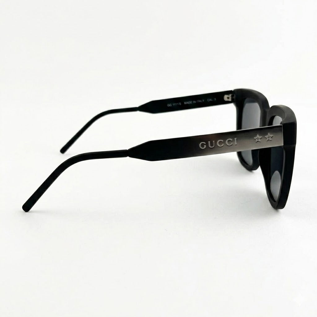 Gucci 0976 Black & Gold Luxury Edition – Premium First Copy Sunglasses