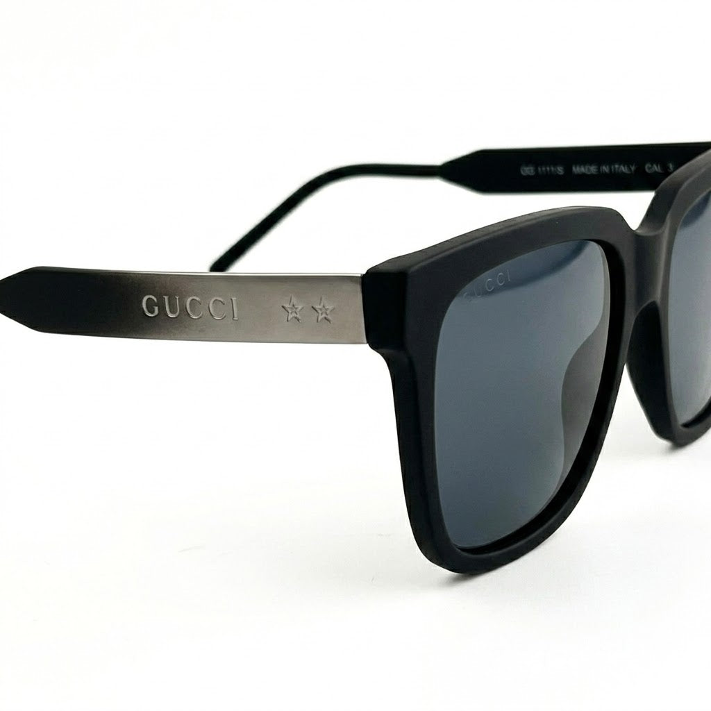 Gucci 0976 Black & Gold Luxury Edition – Premium First Copy Sunglasses