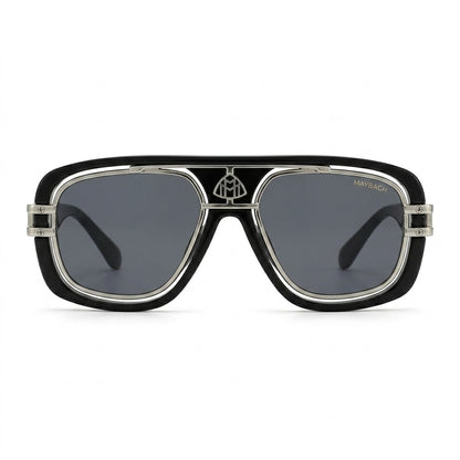 Maybach 7339 Silver Black Edition – Handcrafted Luxury First Copy Sunglasses