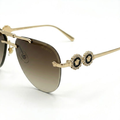Versace 3096 sunglasses 45-degree angle luxury aesthetic.
