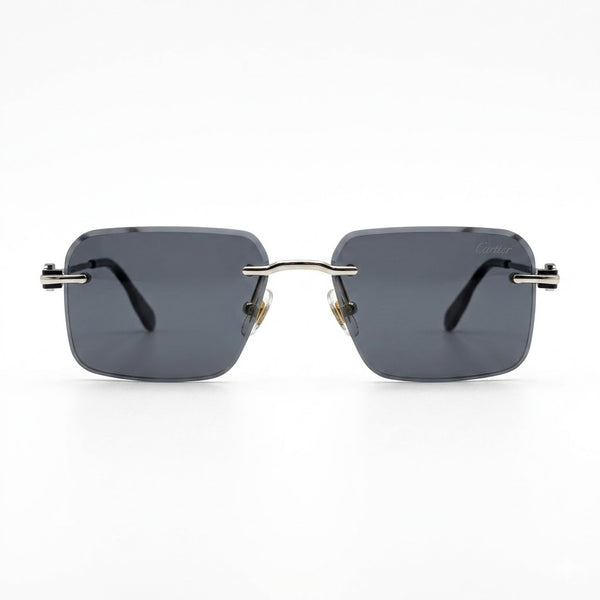 Cartier 0502 Gold Black Prestige – Rimless Luxury First Copy Sunglasses