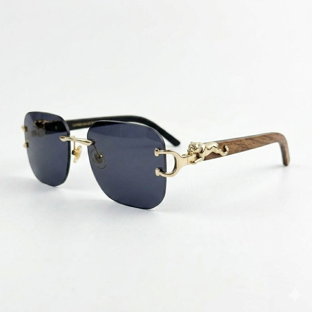 Cartier 3002 Gold Black Prestige – Premium First Copy Luxury Sunglasses