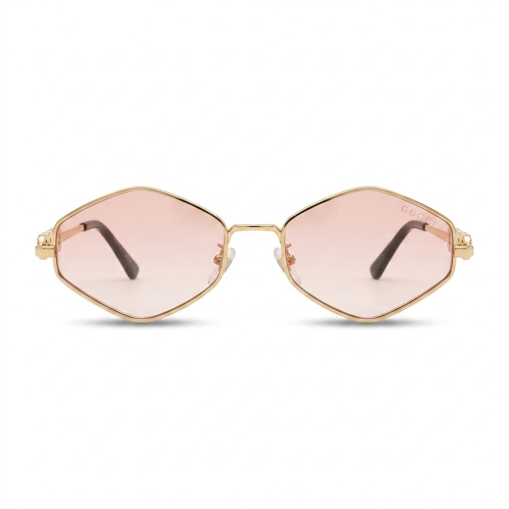 Gucci 1434 Gold Pink Glamour – Premium First Copy Luxury Sunglasses