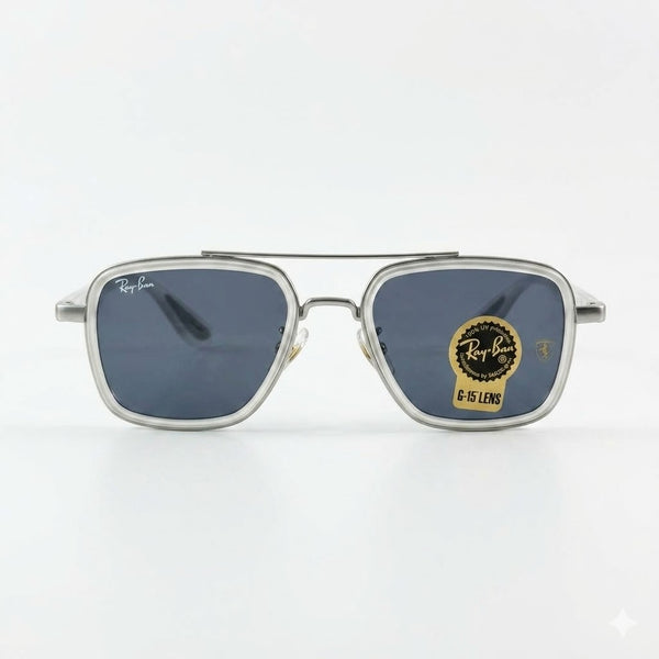 Ray-Ban 06 Ice Black Edition – Premium First Copy Sleek Minimalist Sunglasses