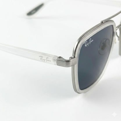 Ray-Ban 06 Ice Black Edition – Premium First Copy Sleek Minimalist Sunglasses