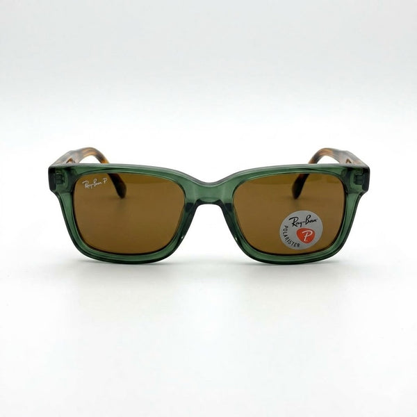 Ray-Ban 7701 Tiger Green Brown Safari – Premium First Copy Exotic Sunglasses