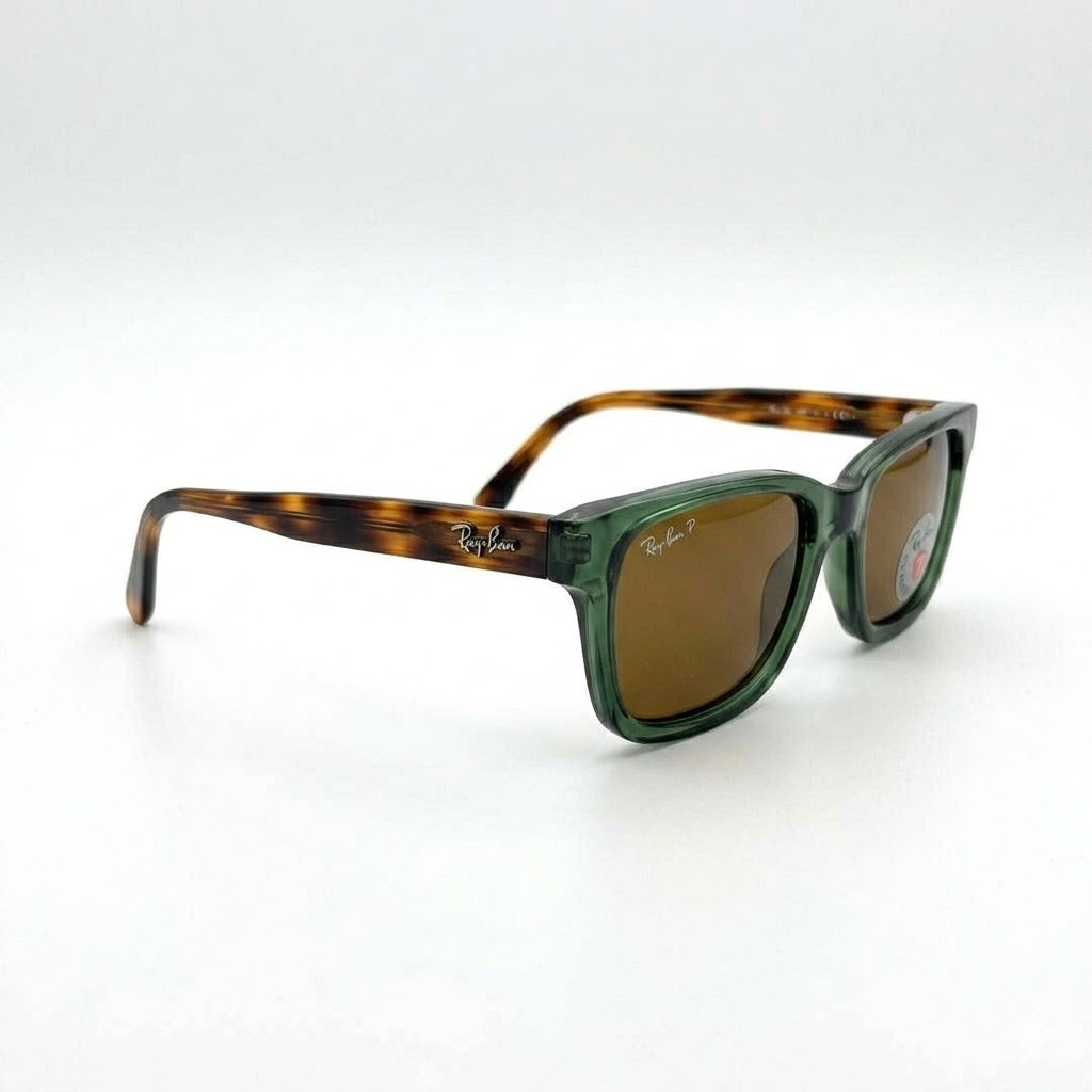 Ray-Ban 7701 Tiger Green Brown Safari – Premium First Copy Exotic Sunglasses
