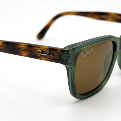 Ray-Ban 7701 Tiger Green Brown Safari – Premium First Copy Exotic Sunglasses