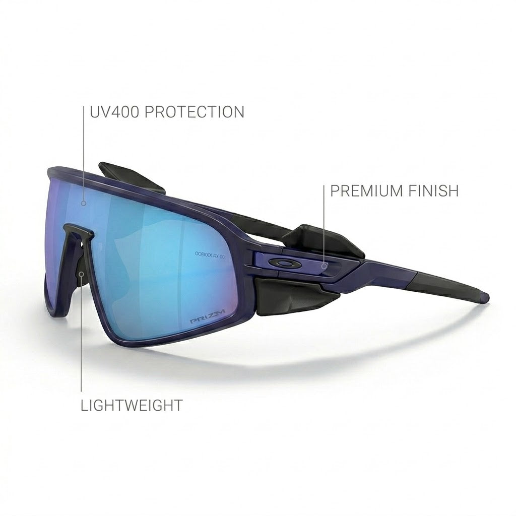 Oakley 9404 Blue Black Precision – Premium First Copy High-Performance Sports Sunglasses