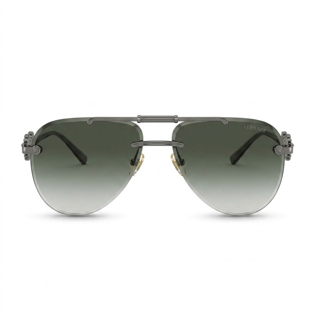 Versace 3096 emerald green sunglasses front view 7A master quality.