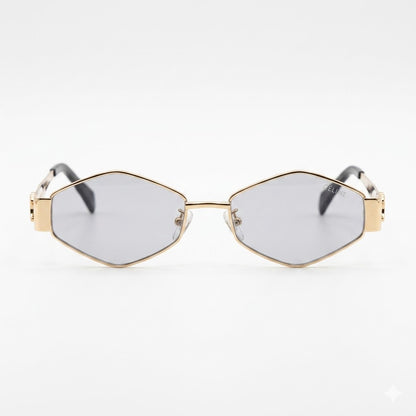 Celine 25056 Gold Plano – Premium First Copy Luxury Minimalist Clear Glasses