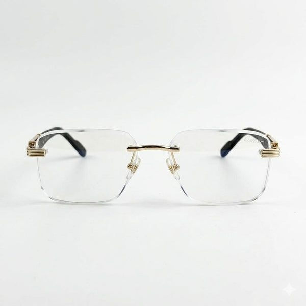 Cartier 3101 Gold Heritage – Premium First Copy Luxury Gold Plano Glasses