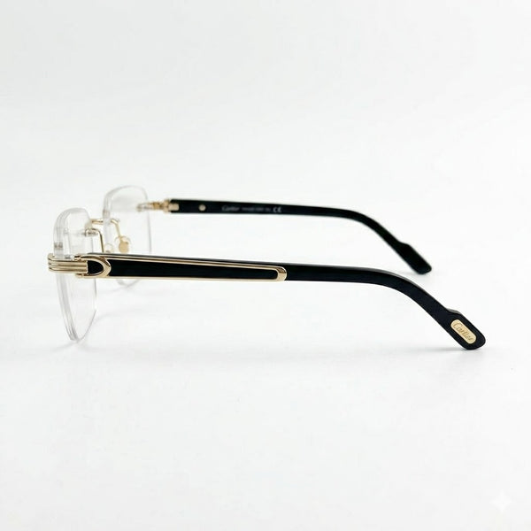 Cartier 3101 Gold Heritage – Premium First Copy Luxury Gold Plano Glasses