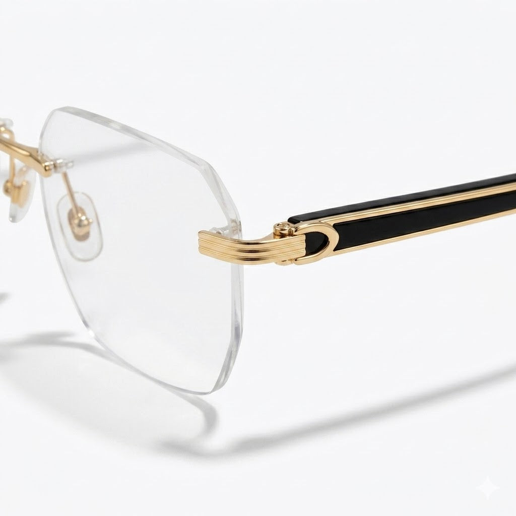 Cartier 3101 Gold Heritage – Premium First Copy Luxury Gold Plano Glasses