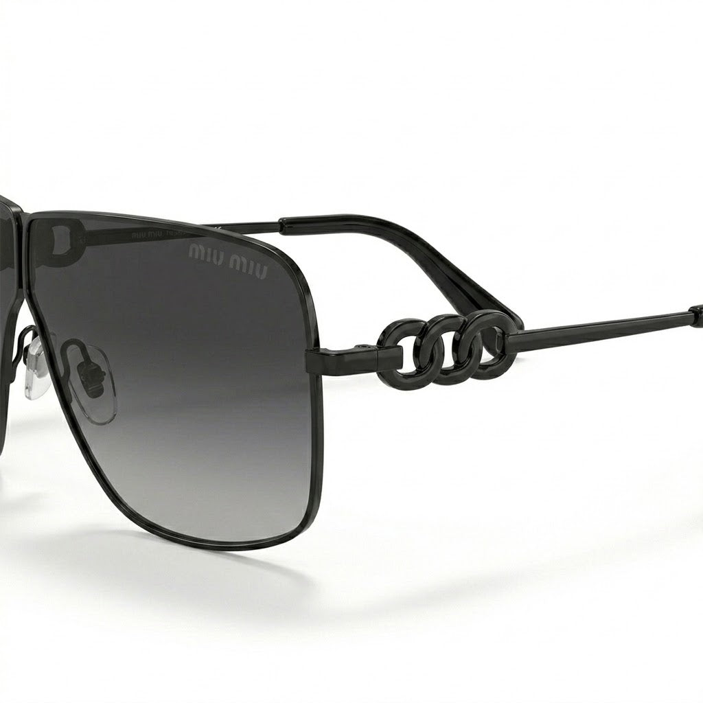 Miu Miu 23529 Black Shaded Icon – Premium First Copy Luxury Sunglasses