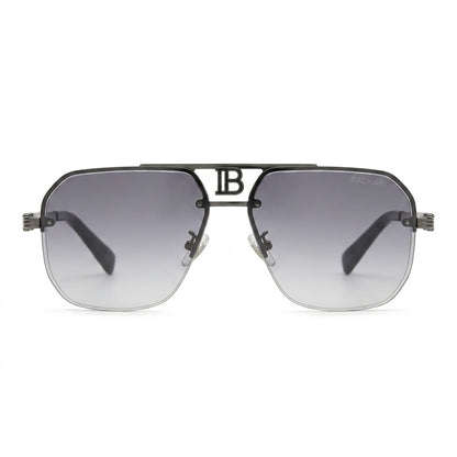 Balmain 72386 black shaded sunglasses front view 7A master quality.