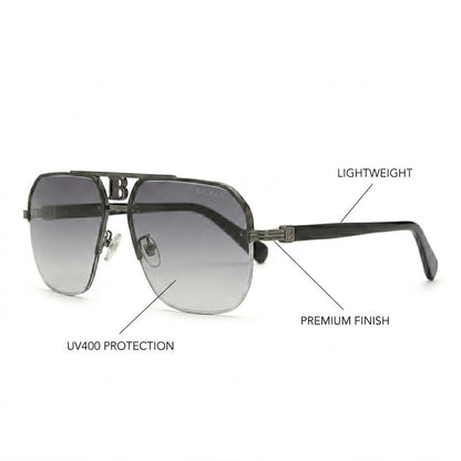 Balmain 72386 sunglasses 45-degree angle luxury aesthetic.