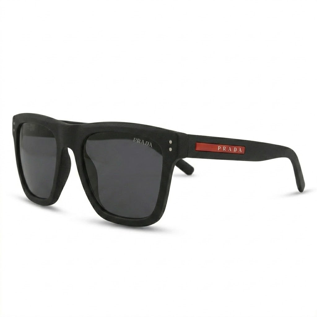 Prada 3835 matte black sunglasses front view 7A master quality.