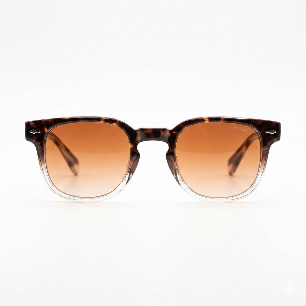 Zikrain 62001 brown sunglasses front view 7A master quality.