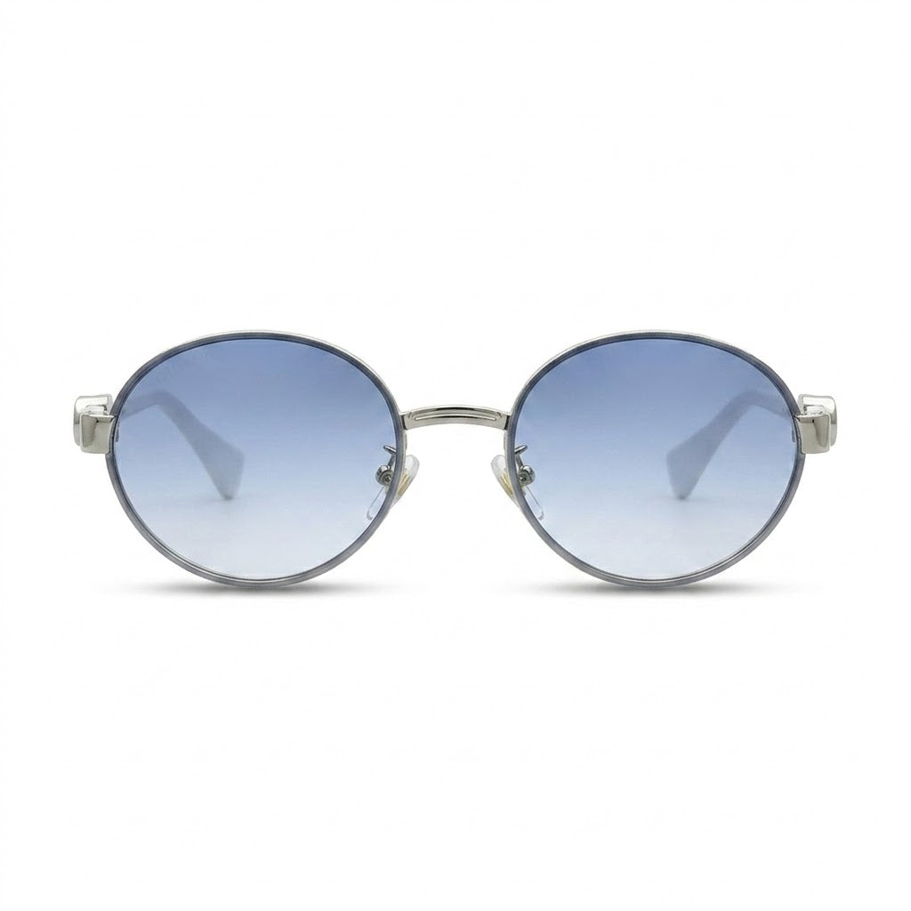Gucci 019 silver blue sunglasses front view 7A master quality