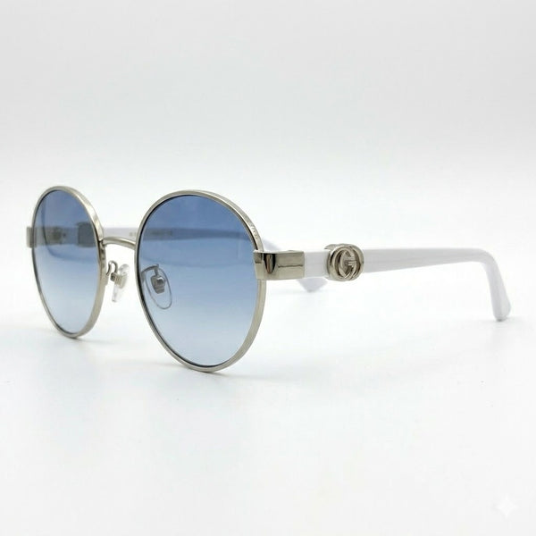 Gucci GG019 Silver Blue Square Sunglasses – Master Quality 7A Premium Edition